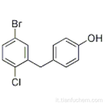 4- (5-broMo-2-clorobenzil) fenolo CAS 864070-18-8